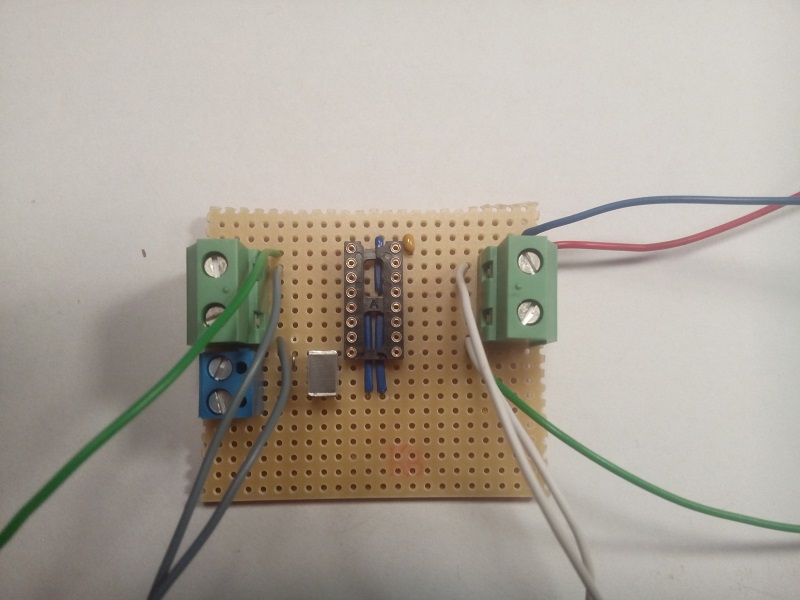 Board without the IC mounted